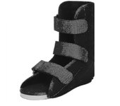 Tobillo Fractura del pie Ortopédico Pie quirúrgico Cirugía Rehabilitación del tobillo Zapatos de andador de madera Bota ajustable para caminar Punt...