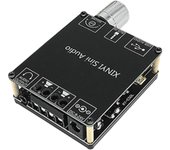 2X50W Bluetooth 5.0 Amplificador de potencia Clase D Audio 10W-200W HiFi Estéreo Reproductor de música inalámbrico Tarjeta de sonido USB AMP digita...