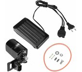 Motor de la máquina de coser, pedal de control, pedal universal para máquinas de coser vintage, piezas de repuesto del motor de costura de 180w con...