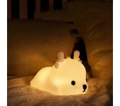 Luz nocturna para niños, Luces nocturnas de la guardería de ciervos con batería, Lámpara de mesa de 7 colores, Decoración de la habitación, Recarga...