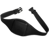 Micrófono Cinturón Micrófono Bolsa portadora Fitness Micrófono Bolsa Instructor de entrenamiento Micrófono Bolsa Negro 60X14cm