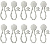 Anti Slip Safety Bungee Shock Cord & Stayput Fastener para Barcos Automotives- Blanco