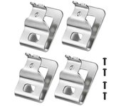 Clips de cinturón, 4 piezas de clips de herramientas de perforación Kit de gancho con tornillos para N268241 para herramientas eléctricas de 20 V D...