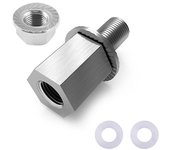 Enganches de remolque Tornillo de conexión para bicicleta Adaptador de conexión de remolque de servicio pesado Suministros de remolque de bicicleta...