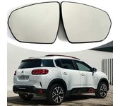 Aplicable a 18-22 Citroen C5 Aircross Calefacción Lente de visión trasera Reemplazo del reflector del espejo retrovisor Calefacción-Lado izquierdo ...