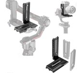 Soporte L de aluminio Placa de liberación rápida de conmutación horizontal vertical para Dji Ronin Rs2 Sc2 Zhiyun Weebill-s Gimbal Stabilizer Trípo...