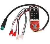 Para M365 Pro Scooter Bluetooth Dashboard Scooter Meter para scooter eléctrico Rojo