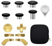 Para Xbox One Elite Series 2 Controller Metal Thumbsticks Grips Accesorios Oro