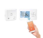 Termostato inteligente WiFi RF Caldera de gas Controlador de temperatura de calefacción de sala