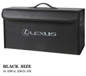 Caja de almacenamiento de viaje plegable de la bolsa organizadora de cuero del coche para Lexus IS250 IS200 CT200h GS300 LS430 RX450h LX570 IS300 E...