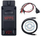MPPS V21 MAIN+TRICORE+MULTIBOOT Programador de ECU para EDC15 EDC16 EDC17 INKL Checksum Auto Chip Tuning Negro