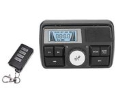 Motocicleta Audio MP3 Radio Sistema de sonido Altavoces estéreo Bluetooth Resistente al agua FM 5 Funciones de ecualización Pantalla LCD USB / SD /...