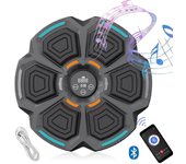 Máquina de caja de música, Máquina de boxeo de música Bluetooth, Máquina de boxeo electrónica, Objetivo de boxeo inteligente LED musical, Máquina d...