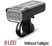 30000 lúmenes luz de bicicleta 10000mah Usb batería recargable Led luz de bicicleta Faro Mtb Linterna impermeable Lámpara frontal