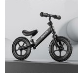 Bicicleta de equilibrio para niños sin pedales Juguetes de bicicleta de entrenamiento para niños de 2 a 6 años de edad Negro