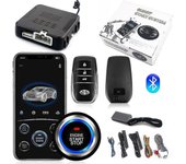 Universal Car Remote Start Stop Kit Bluetooth Aplicación de teléfono móvil Control del motor Encendido Tronco abierto Pke Alarma de coche de entrad...