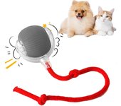 Bola rodante interactiva para perros, bola rodante, juguete interactivo para perros con bola rodante, bola rodante, bola de cachorro (gris)