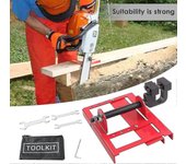 Mini molino de motosierra, corte, motosierra, amoladora, riel guía para trabajadores de la construcción, contiene 1 amoladora eléctrica, 1 juego de...