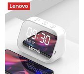 Redkid Lenovo TS13 Altavoz inalámbrico BT Subwoofer portátil Reproductor estéreo 9D Surround LED Digital Smart Alarm Clock Mirror Design Speaker TS...