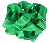 4M Gym Dance Ribbon Arte Rítmico Serpentina Gimnástica Bastón Giratorio Barra Palo (Verde) 400.00X4.50X0.10CM