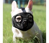 Hocico de perro, transpirable ajustable para Bulldog Inglés, Bulldog Francés, Pekinés, Shih-tzu, Pug M