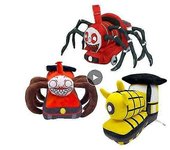 Juego de terror Choo-choo Charles Plush Toy Soft Spider Muñeca de peluche Horrible Charles Train Cartoon Spider Plushies Regalos para niños A