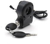 Interruptor de llave de bloqueo de bicicleta eléctrica para KUGOO M4 M5 / Xiao Mi M365 Black