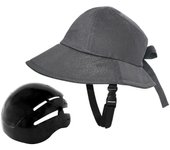 Casco de bicicleta Sombrero en forma de casco Sombrero de pesca Sombrero para el sol Casco de ciclista Tipo de sombrero Gorra de casco para el trab...