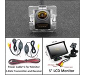Cámara de visión trasera AHD 720P para Mitsubishi Outlander 2003-2012 Outlander XL 2006-2013 Monitor de espejo retrovisor de marcha atrás C LCD ina...