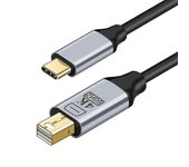 Thunderbolt 3, Usb-c a Dp Tipo-c Cable a Displayport 4k 60hz 2