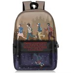 Lequeen Stranger Things Mochila impresa Mochila de viaje Mochila escolar Mochila para estudiantes Bolsa de libros para niños Regalo para niños D