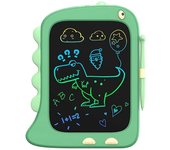 Juguetes de la tableta de escritura LCD, 8.5 pulgadas Tablero de garabatos Regalos de dibujo para niños, Tablero de dibujo de dinosaurios f Verde