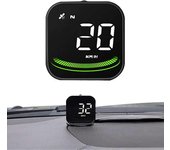 Velocímetro digital - Universal Vehicle Smart Display Digital Car Dashboard - G4 Speedometer Gps Interface, alarma de advertencia (negro, 52 * 52 *...