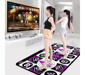 Tapetes de baile de doble usuario Almohadillas de paso de baile antideslizantes Juego de sentido Inglés para PC TV