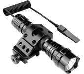 Super Bright Hunt Flash Light Linternas de aleación de aluminio con 4 colores de luz para caminatas nocturnas Actividades al aire libre de pesca Ne...