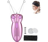 Damas Removedor de vello facial Eléctrico Depiladora de belleza para mujeres Hilo facial Depilación Depilación Afeitadora Masajeador facial Pull Fa...