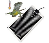 Reptile Vivarium Heat Mat con controlador de termostato Pet Heating Warm Heater Pad Kuolu Shop 28*28cm