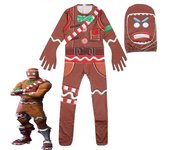 Pan de jengibre Disfraz de mono para hombres Disfraz de cosplay de Halloween con máscara Size 140