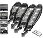 Farola solar mejorada de 5000w 8000mah LED impermeable al aire libre para lámpara solar de ángulo ajustable de pared de jardín con modos remotos tw