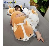 40-80cm tamaño gigante lindo perro corgi peluche juguetes de peluche cachorro de perro almohada suave y encantadora muñeca kawaii regalo de navidad...