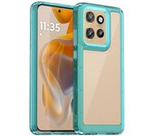 Para funda Motorola Edge 50 Neo 5G/Moto S50 5G TPU + funda protectora acrílica transparente para teléfono Multicolor Style E