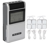 Estimulador electrónico TENS 15 modos 20 marchas Pulso de baja frecuencia Máquina estimuladora de pulso eléctrico blanco
