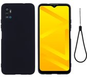 Funda de teléfono de silicona para ZTE Blade A71 2021 Negro