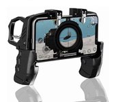 Joystick de metal Pubg Controller para Pubg Mobile Trigger Gamepad para iPhone Juego de disparos para teléfonos Android para PUBG / Call of Duty