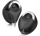 Generic 2 paquetes de estuches para esposas Soportes de esposas de nailon Bolsa de esposas universal para la mayoría de las cadenas o Cuffsc_fo con...