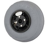 Rueda de playa inflable de 9 pulgadas Rueda de playa inflable Pu Apertura de rueda de playa especial de 22 mm para remolque de kayak Z9l4