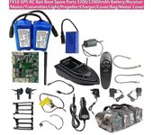 Piezas de repuesto para barco de cebo Fx18 Rc - 5200mah o 12000mah Batería / cargador / receptor / cubierta / rc / tolva / motor / l 1Asa