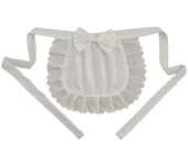 Retro Aprons Waist Apron Waist Apron For Girls  Tight Costume  White Cotton  Half Apron  Party Hot