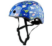 Lindo casco de bicicleta para niños, niños, niñas, cascos de seguridad ajustables para el mundo del patinaje en bicicleta multideportivo Azul