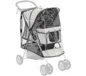 Ofertas del Black Friday Pawhut Dog Stroller Rain Cover con entrada trasera, cubierta, para cochecito de perro